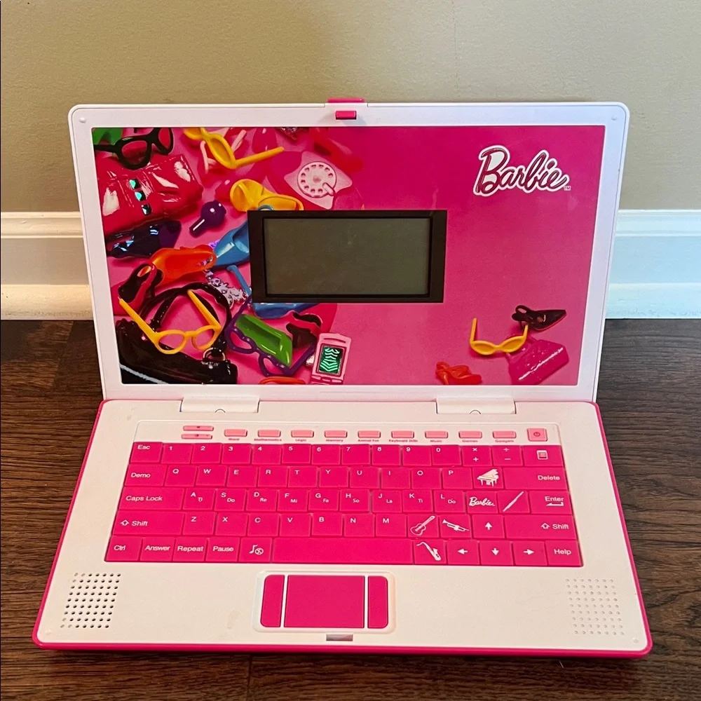 Vintage Barbie Pink Bow Laptop